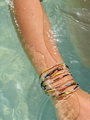Caribbean Sunsets Wrap Bracelets
