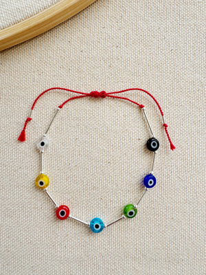 Multi Ojito Adjustable Bracelet