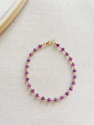 Luli Bracelet with Purple Ruby
