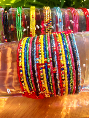 Culata Wrap Bracelets With Red Cord