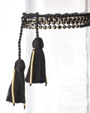 Maracaibo Black Spinel Wrap Bracelets
