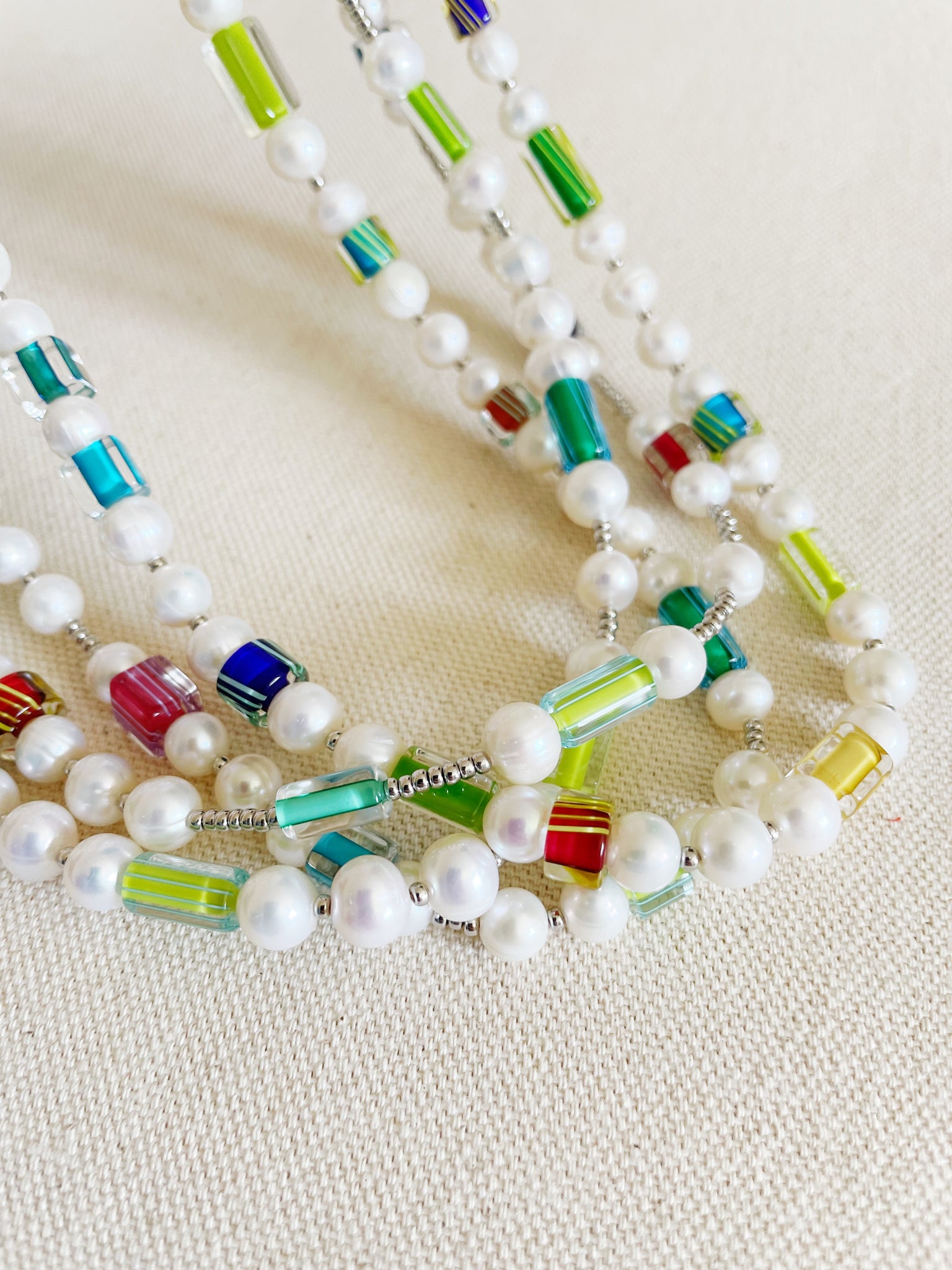 Puerto Cruz Pearls Necklaces