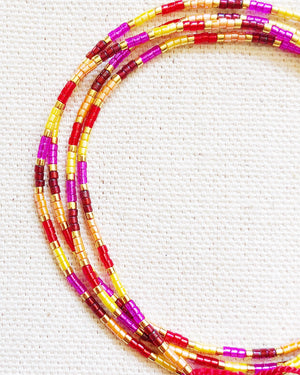 Santa Ana Wrap Bracelets With Red Cord